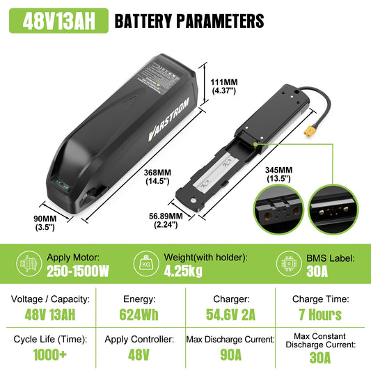 48v 13Ah Hailong eBike Battery