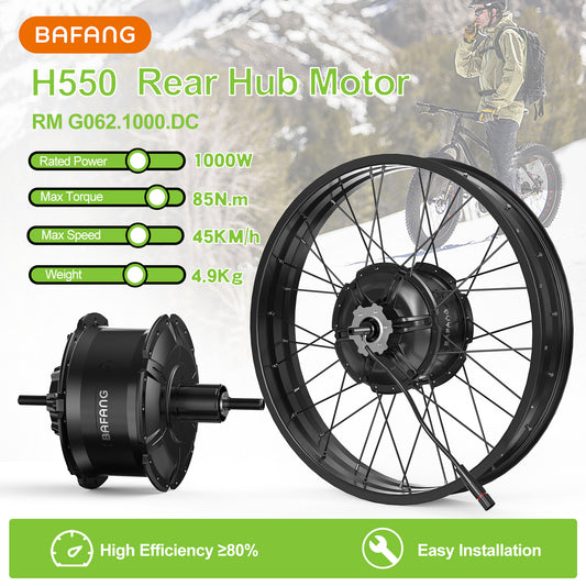 BAFANG 1000W Rear Hub Motor Conversion Kit with 30A Controller