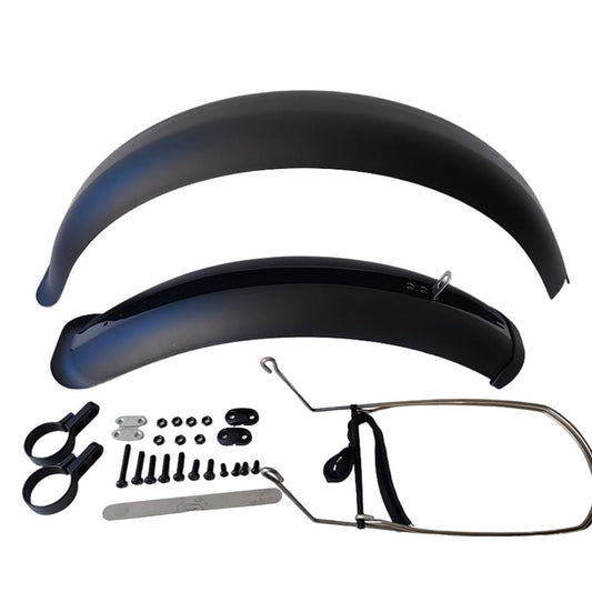 Black 20 x 4.0 Plastic Mudguards