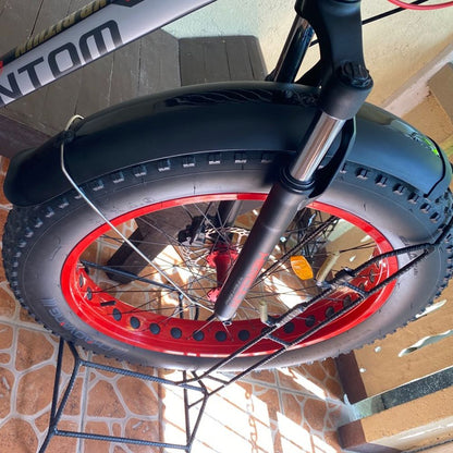 Black 26 x 4.0  Plastic Mudguards