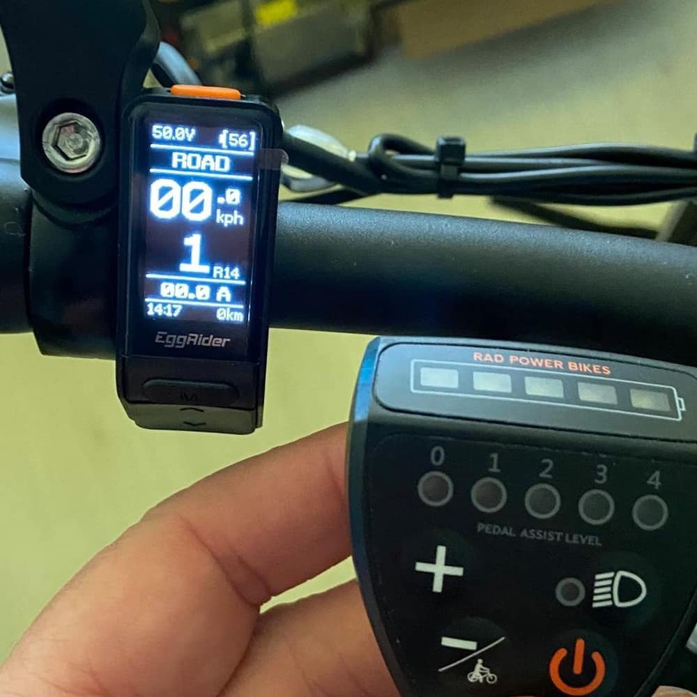 Egg rider V2 ディスプレイ EggRider V2 Bluetooth eBike Display – Big Game Bikes