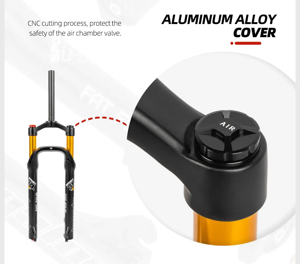 26 Inch Fat Fork with Air Suspension