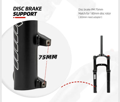 20 Inch Fat Fork with Air Suspension