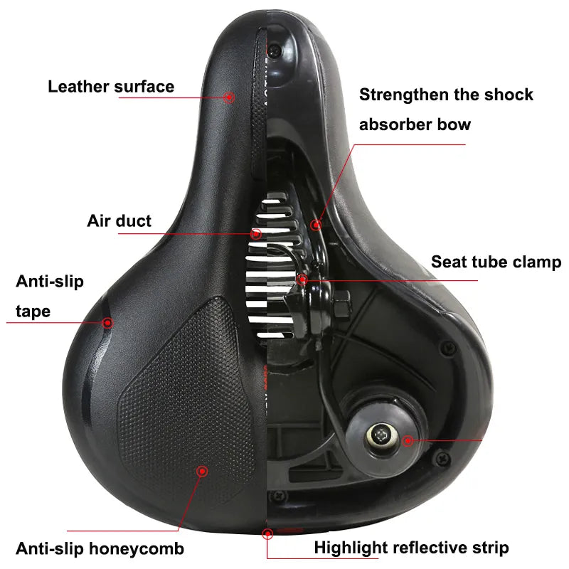 Hollow Breathable Saddle for Ultimate Comfort