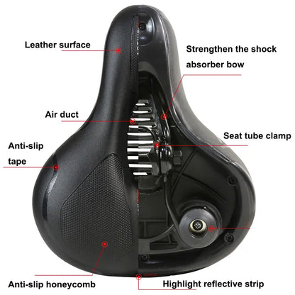 Hollow Breathable Saddle for Ultimate Comfort