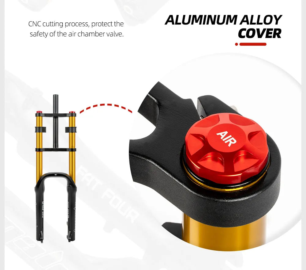 20 Inch Dual Crown Fat Fork with Air Suspension